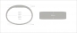 Preview: RFID Silikon Armband SILA09 NXP MIFARE Classic 1K 4 byte (13,56MHz) Grau